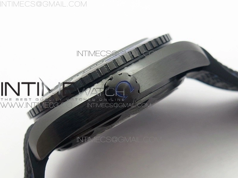 Planet Ocean 45.5mm Deep Black Real Ceramic VSF 1:1 Best Edition on Black Nylon Strap A8906 Super Clone